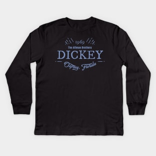 Dickey Betts Vintage Kids Long Sleeve T-Shirt